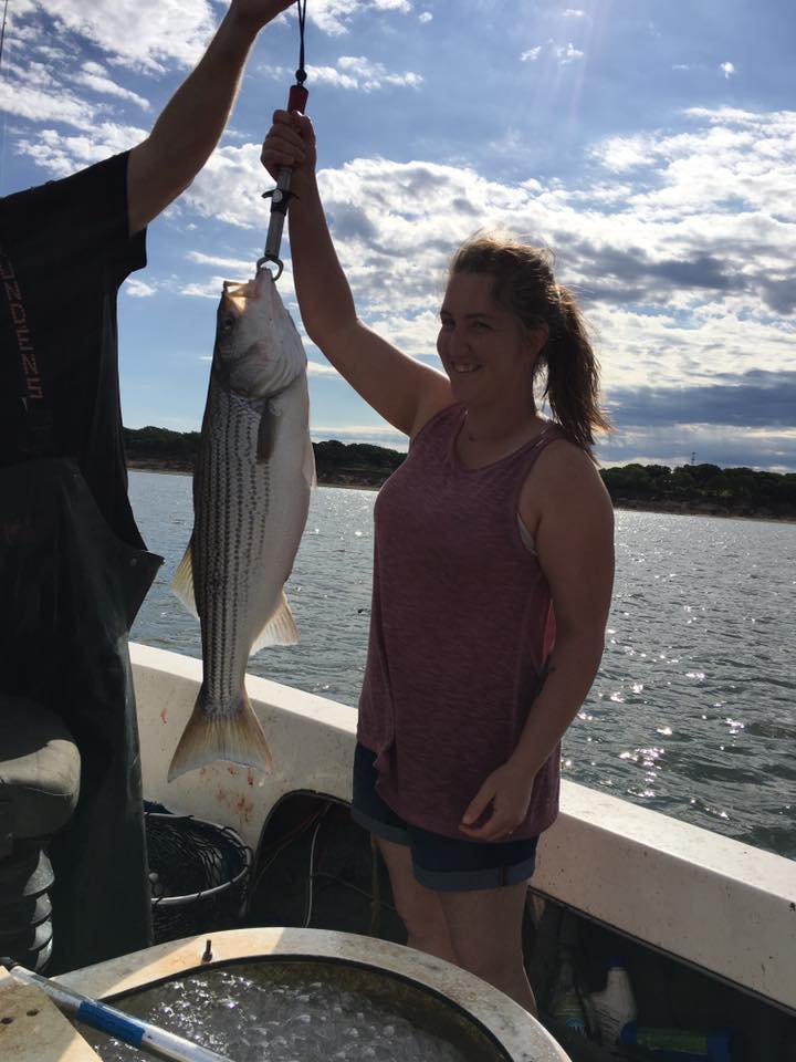 Lake Texoma Striped Bass Fishing Report Mid-Summer 2017