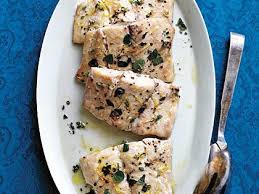 Baked Striper Fish Recipes, Herb and Lemon Roasted Striped Bass