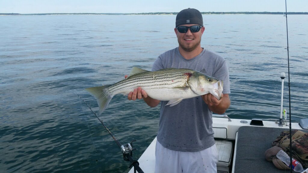 Deadsticking for Striper on Lake Texoma, Finding Lake Pattern (Day 1) 