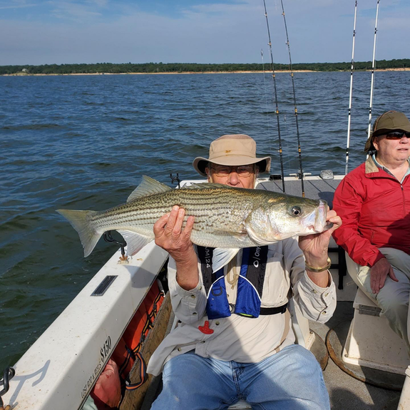 Lake Texoma Fishing Guides  Steve Buckley Striper Guide Service