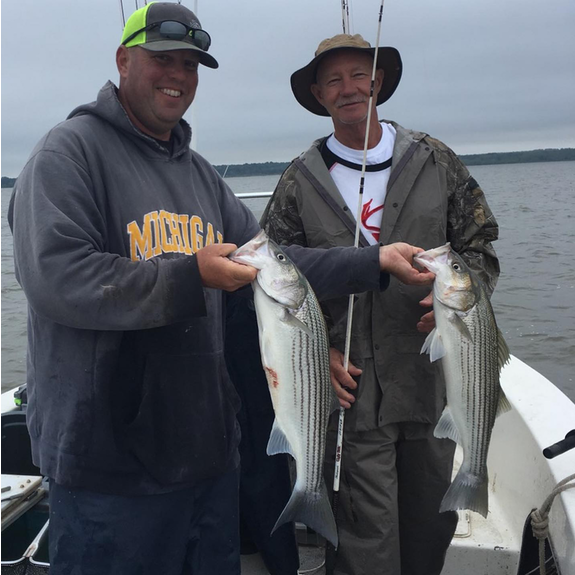 Great day of striper fishing on Lake Texoma! We've gone every